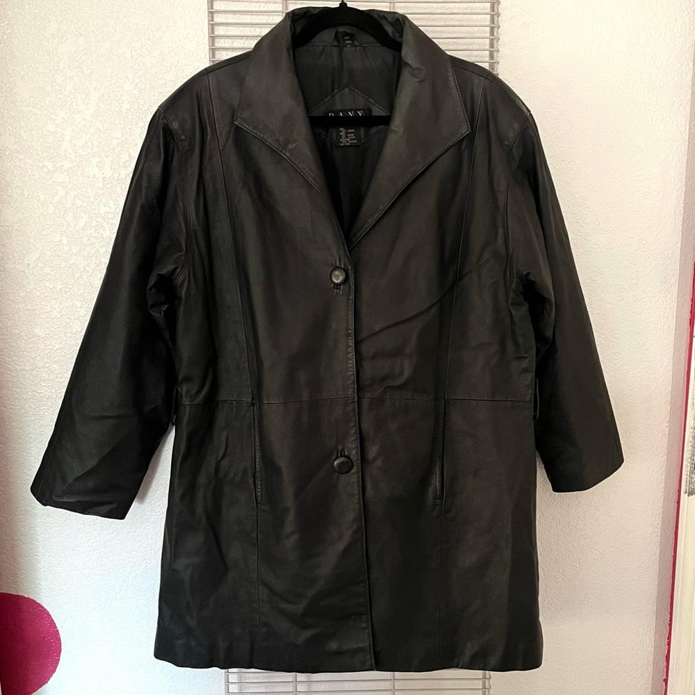 DANY Direct Action New York Black Leather Jacket